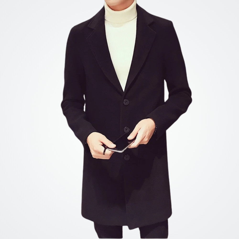 Men's Double-Breasted Jacket with Smoking Collar, Viarello Barcelona-Viarello