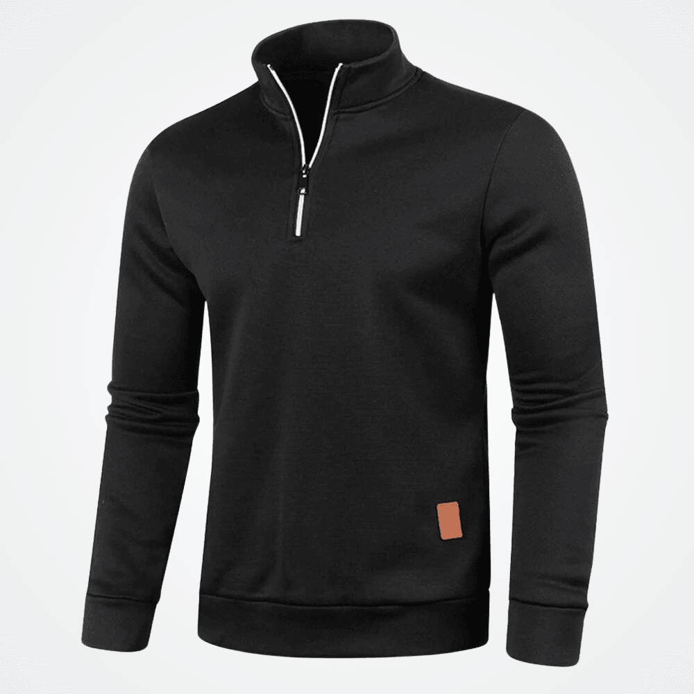 Men's High Neck Jacket with Half Zip, Viarello Berlim-Viarello