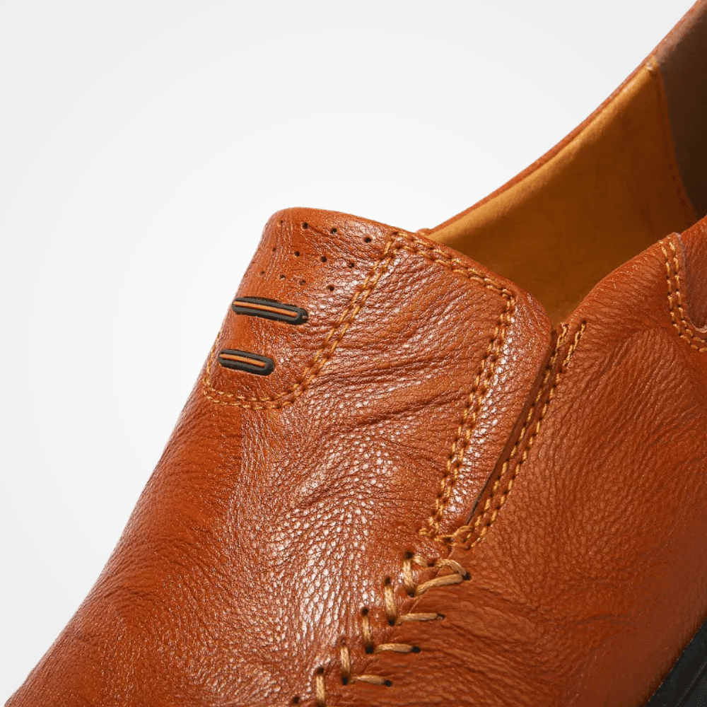 Men's Italian Leather Loafers by Viarello Pisa-Viarello