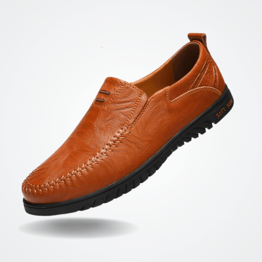 Men's Italian Leather Loafers by Viarello Pisa-Viarello