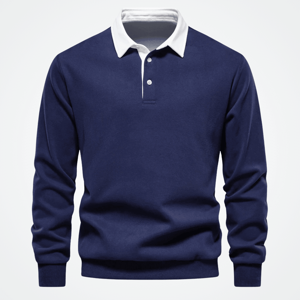 Men's Polo Shirt with Sweatshirt by Viarello Zurich-Viarello