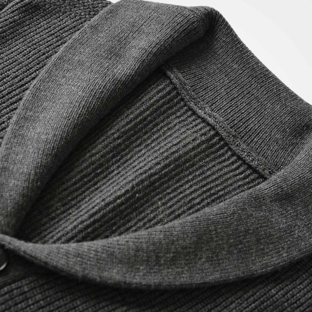 Men's Smooking Collar Cardigan Viarello London-Viarello