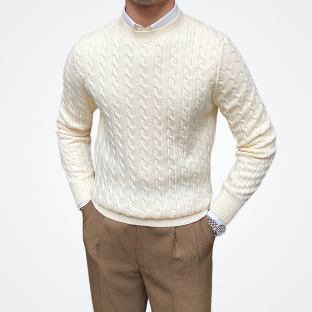 Men's Textured Sweater Viarello Turim-Viarello