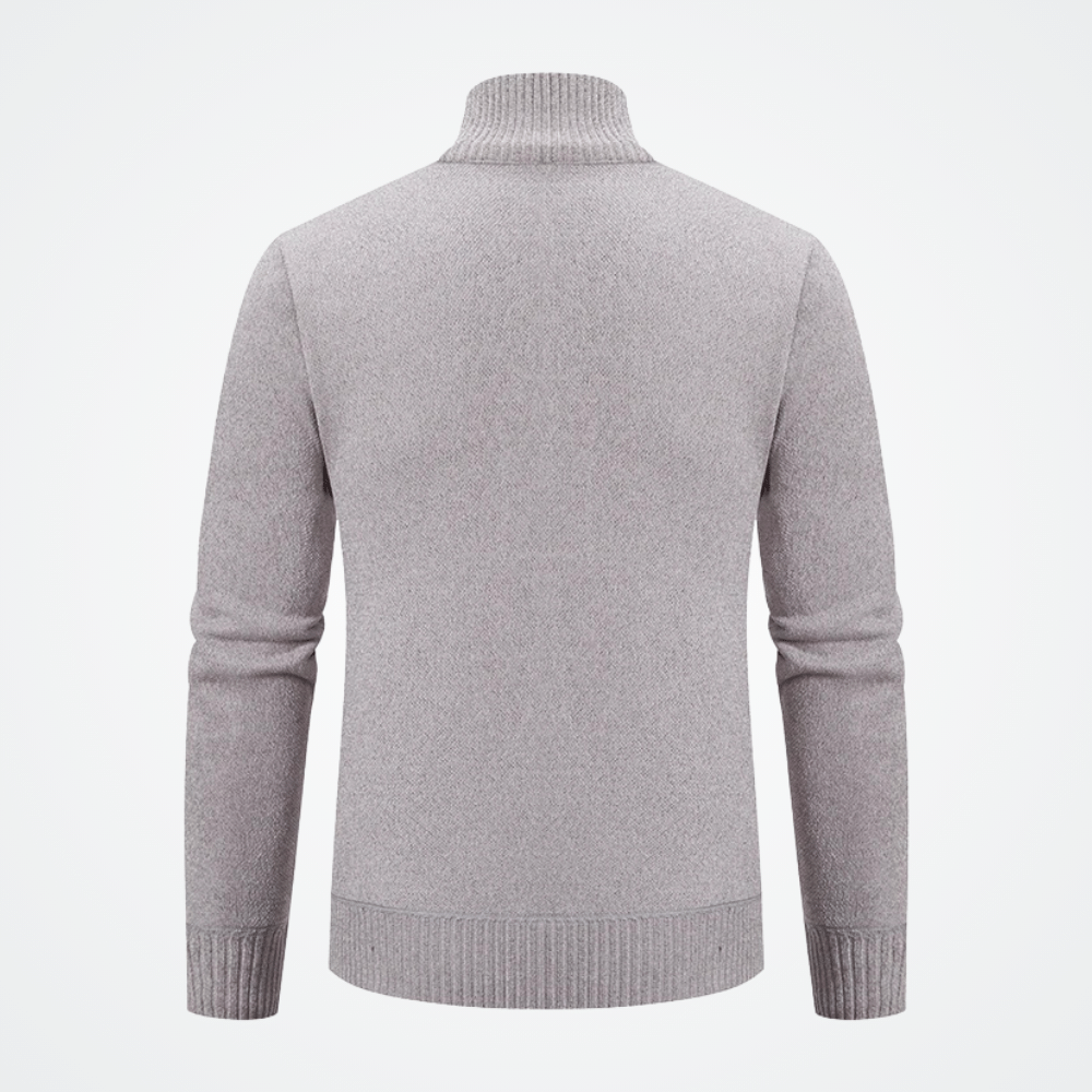 Viarello Banff Men's High Neck Cardigan-Viarello