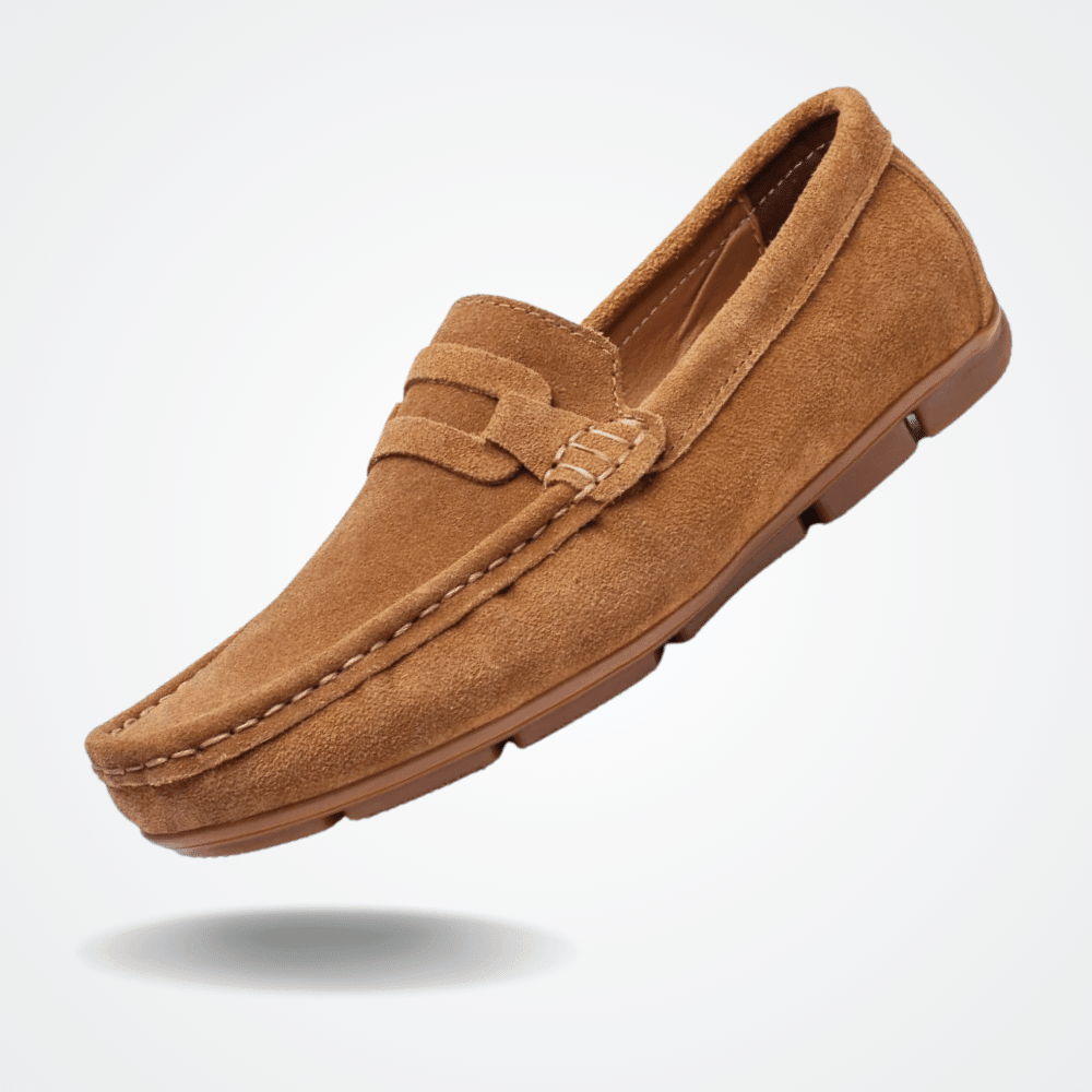 Viarello Rocco Men's Leather Driver Loafers-Viarello