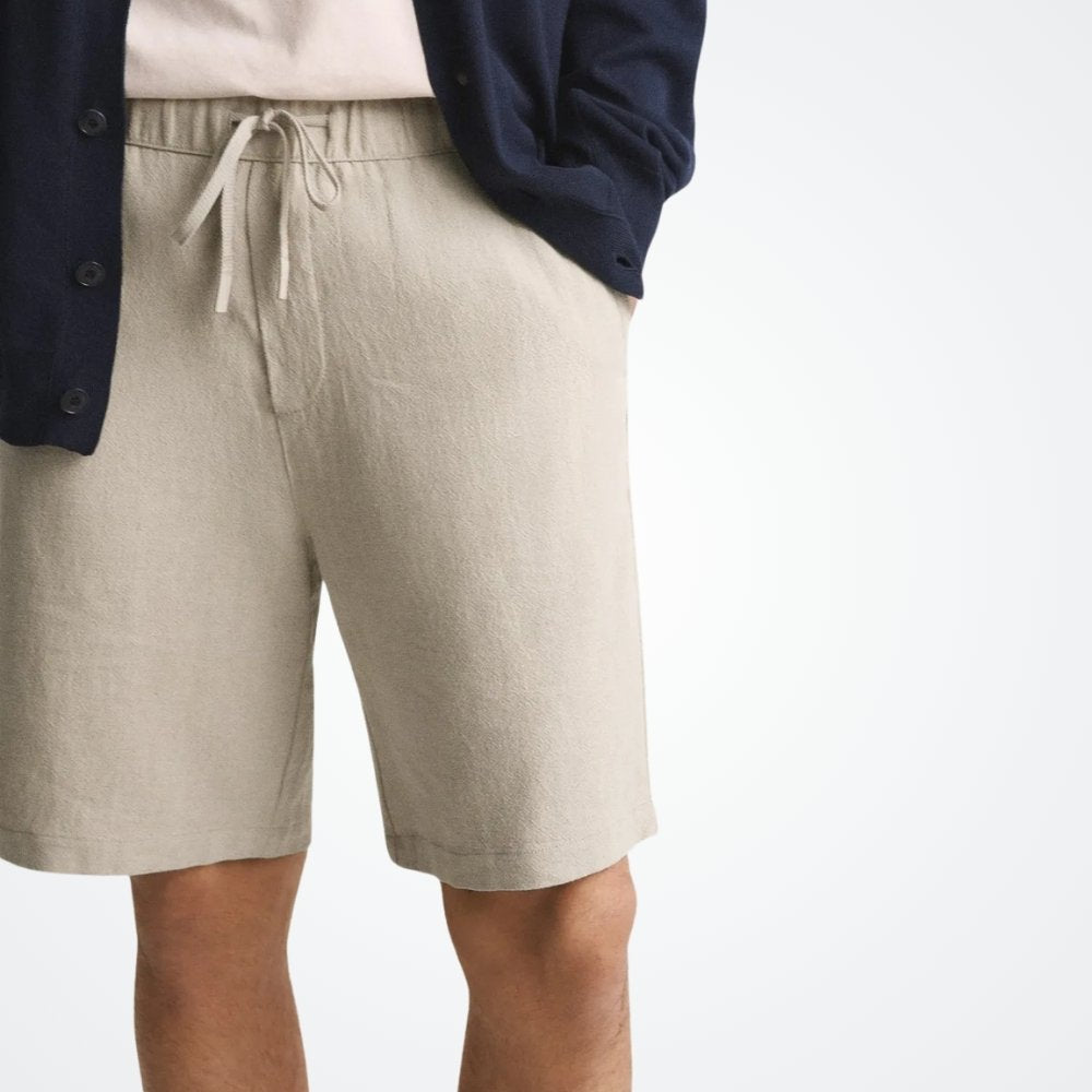 Viarello Stefan Men's Linen Shorts-Viarello