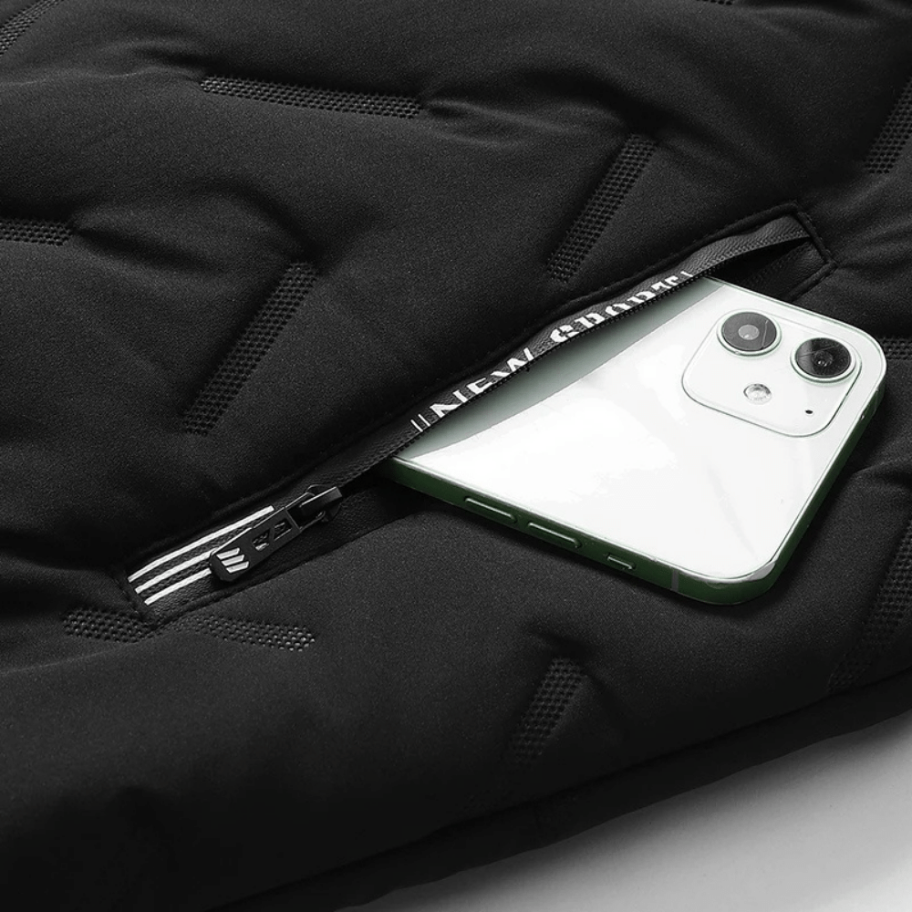 Men's Fleece-Lined High-Neck Jacket by Viarello Valencia