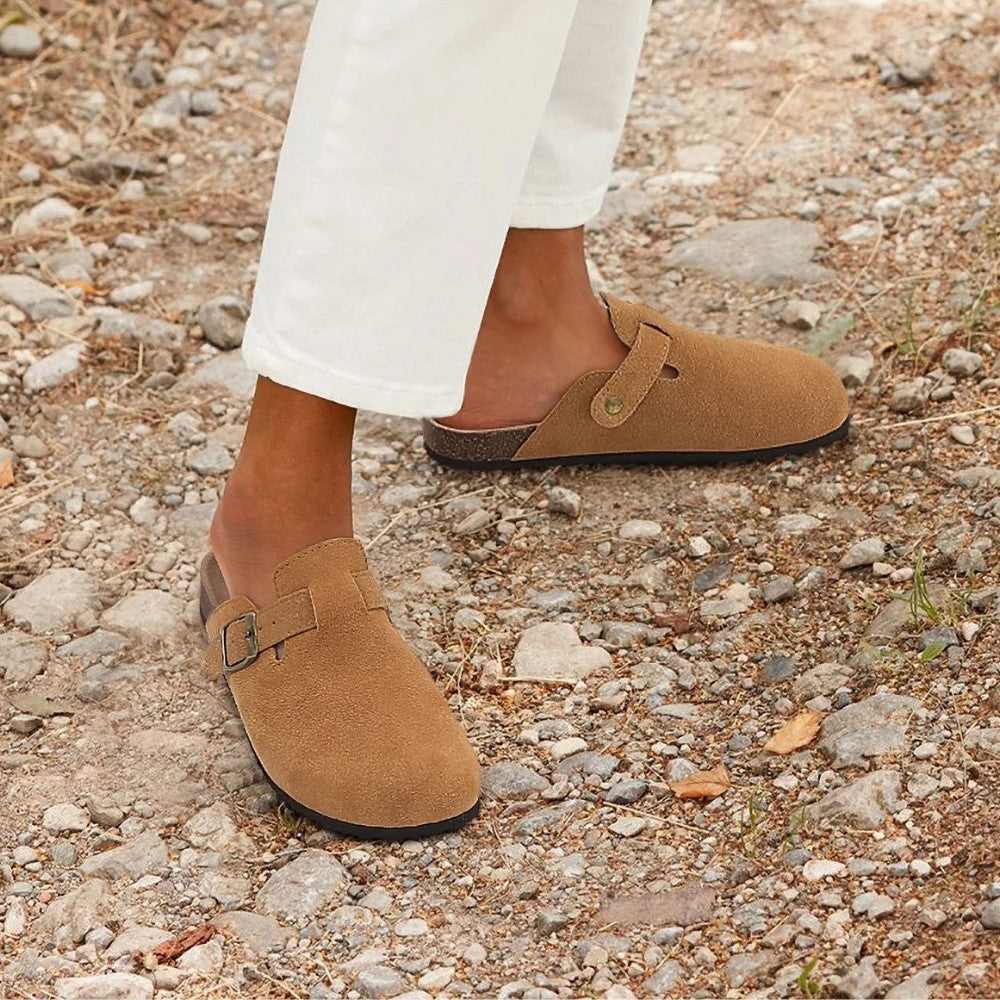 Men's Leather Clog Sandal Viarello Amalfi