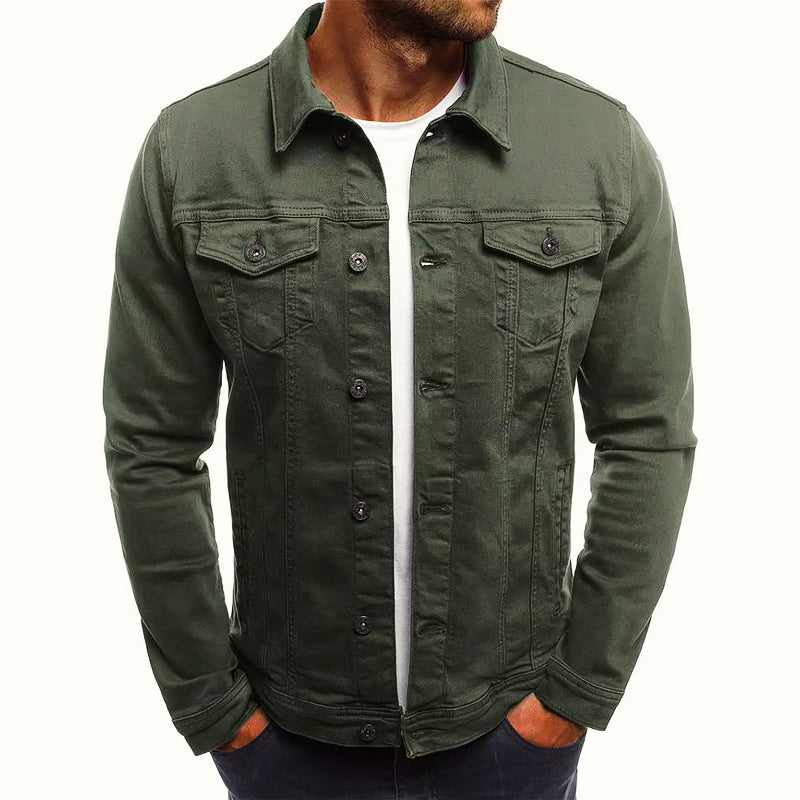 Theodore Willow Men's Classic Slim Fit Denim Jacket: Stylish, Durable, Versatile Everyday