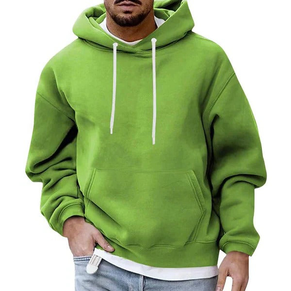 Men's Ultimate Loose Fit Hoodie: Comfortable, Stylish, Versatile Pullover with Pockets