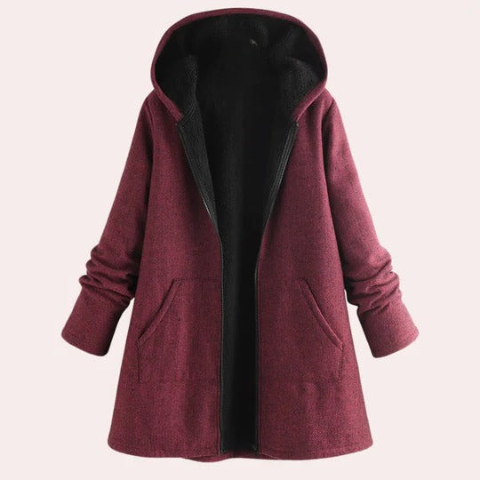 Versatile Women's Hooded Jacket: Lightweight, All-Season, Relaxed Fit, Cozy Outerwear