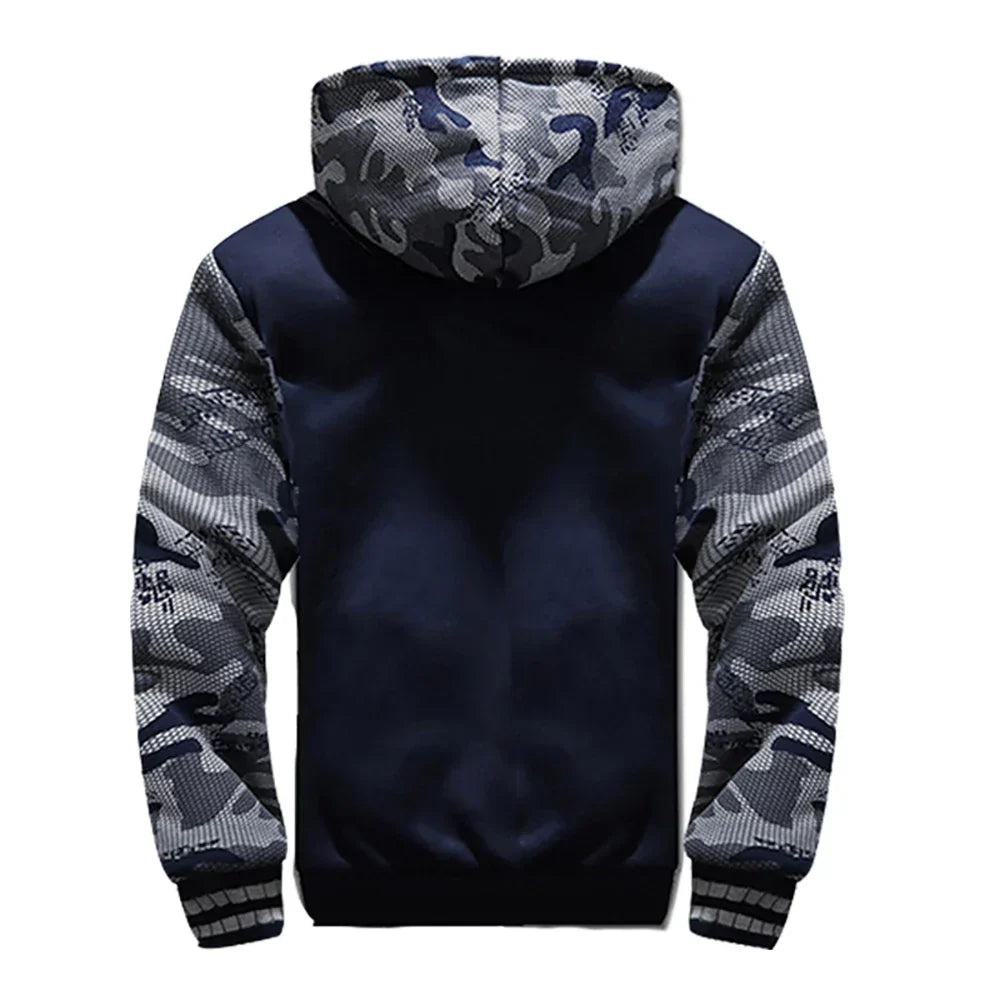 Jack Men's Thick Winter Hoodie: Warm, Comfortable, Anti-Static, Durable Hooded Sweatshirt