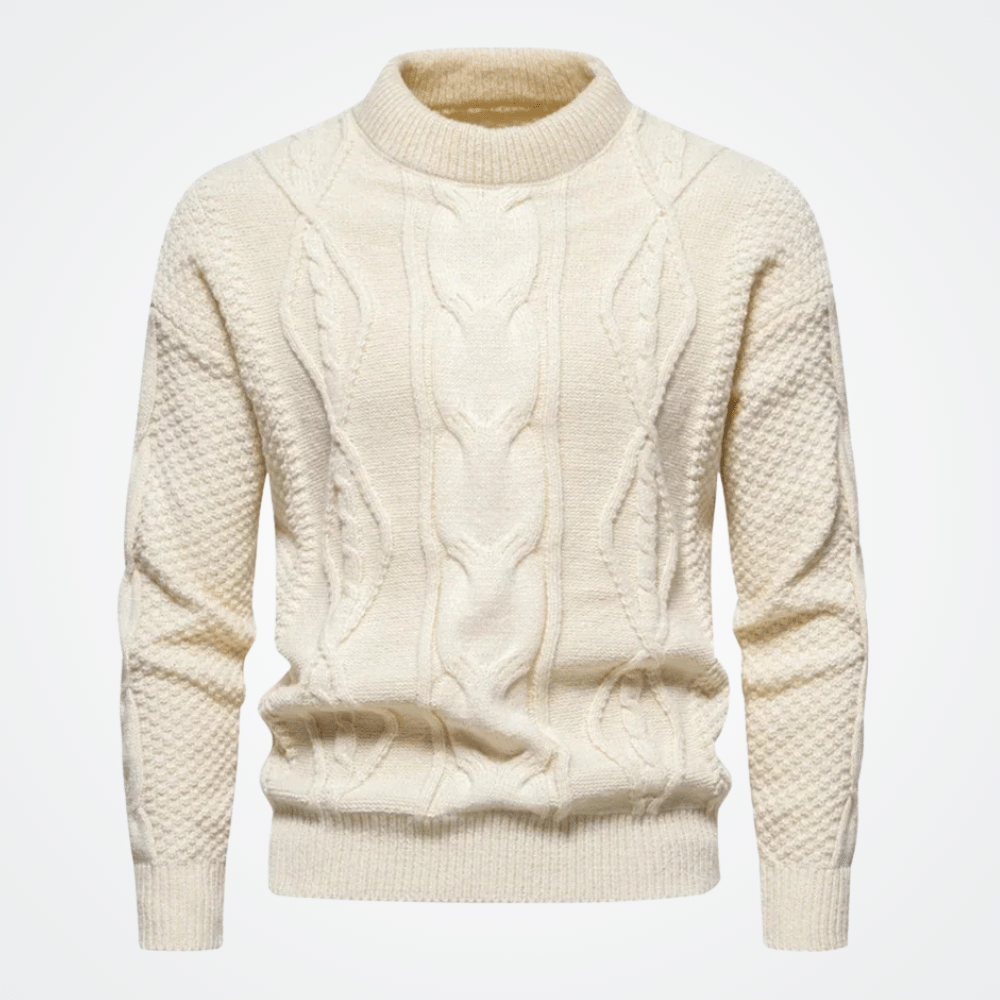 Men's Knitted Turtleneck Sweater Viarello Madrid-Viarello