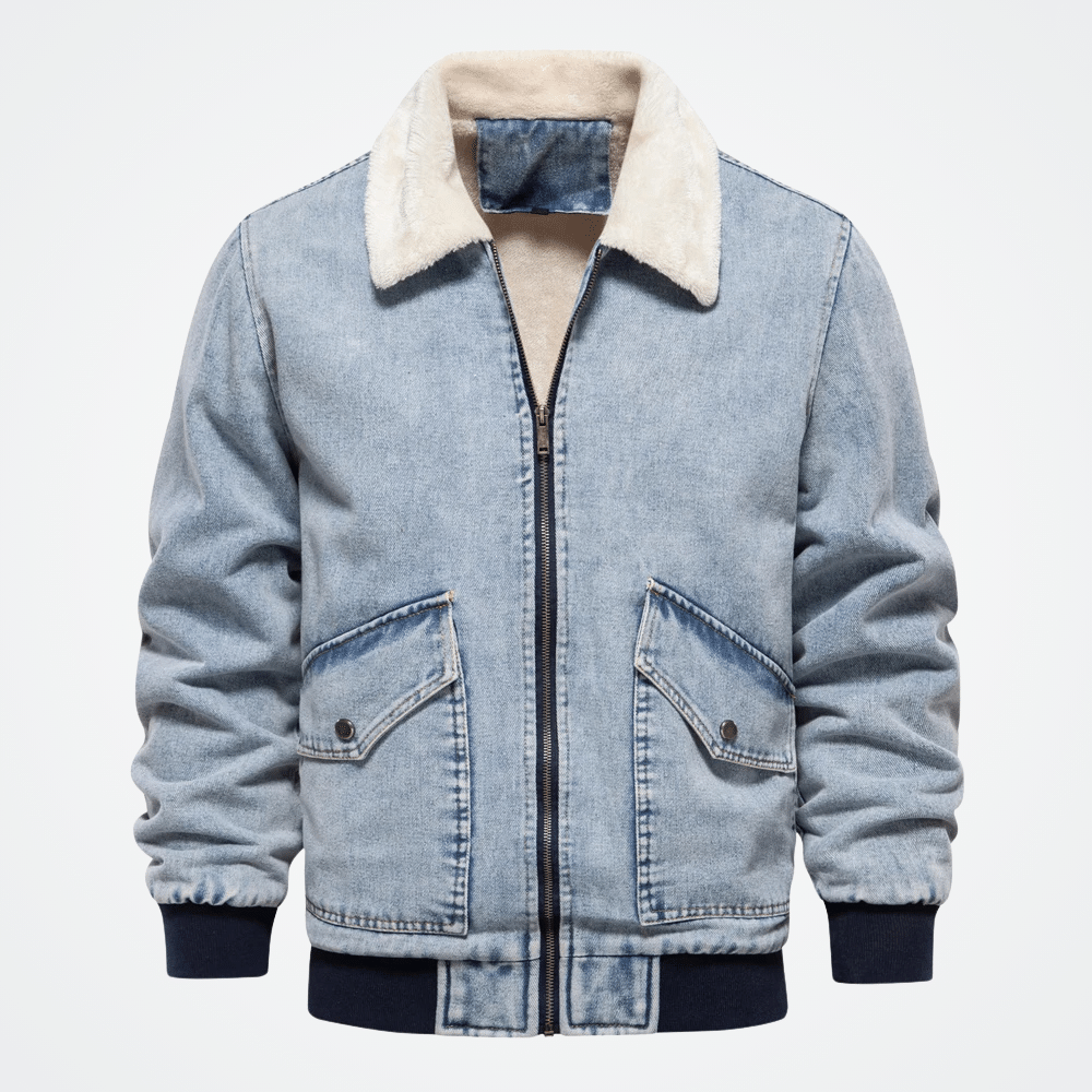 Men's Plush Denim Jacket Viarello Saint Petersburg-Viarello