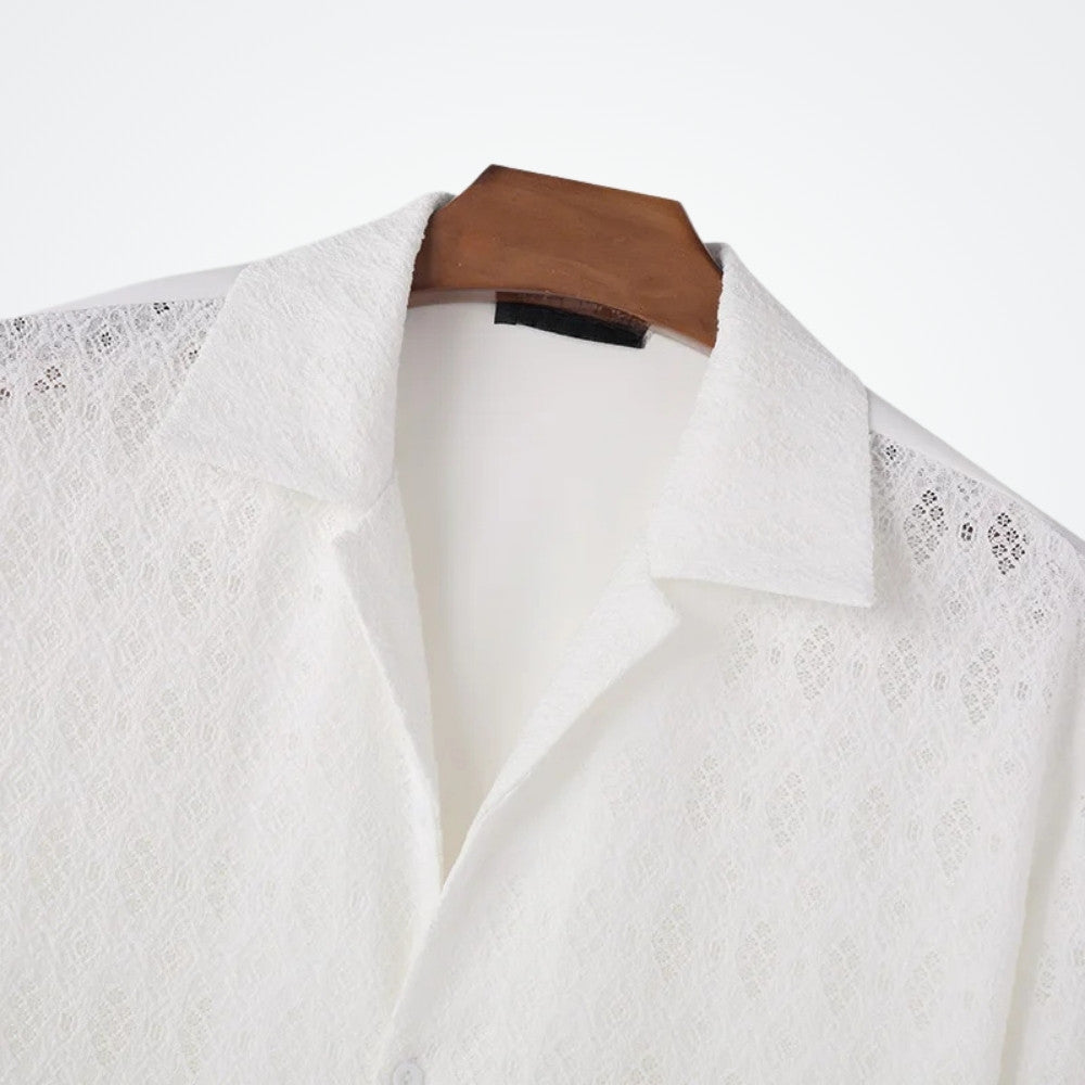 Men's Short-Sleeve Shirt Viarello Cyprus-Viarello