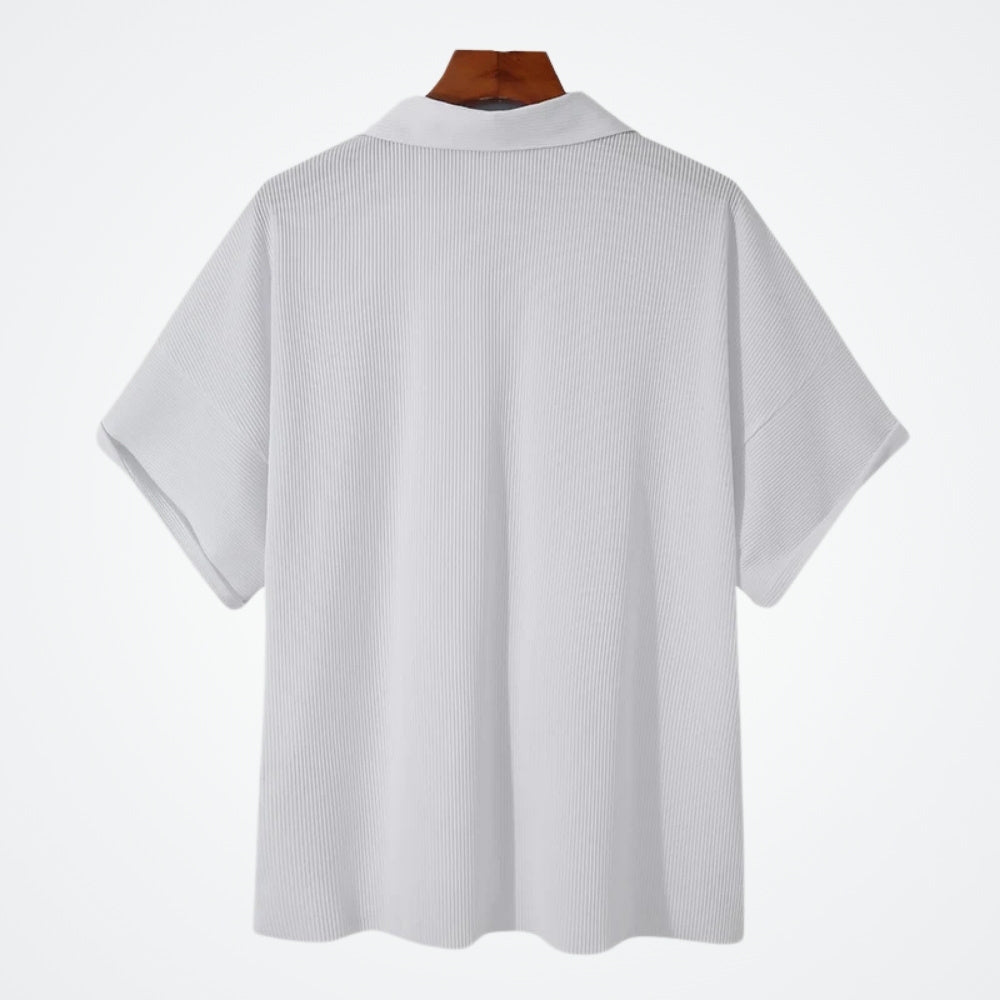 Men's Short-Sleeve Shirt Viarello Navagio-Viarello
