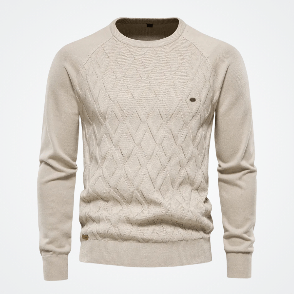 Men's Textured Fleece Sweatshirt Viarello Nevada-Viarello