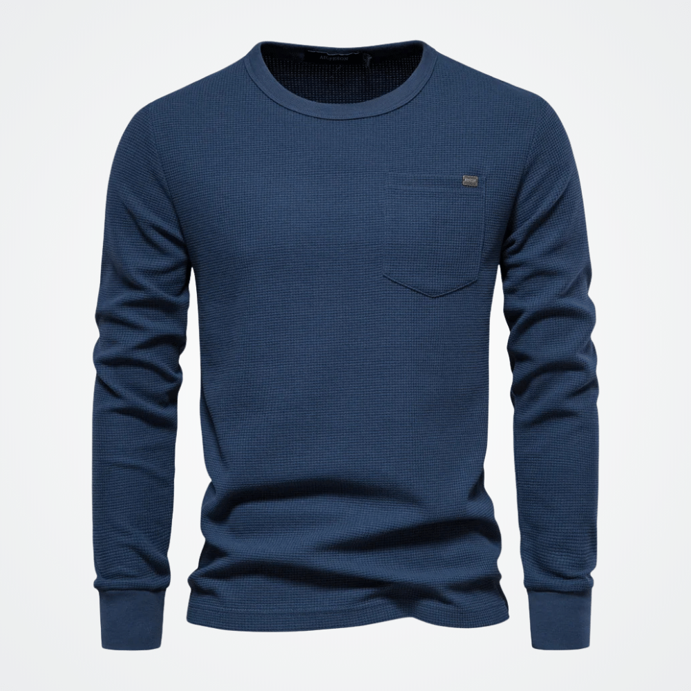 Men's Textured Fleece Sweatshirt Viarello Sweden-Viarello