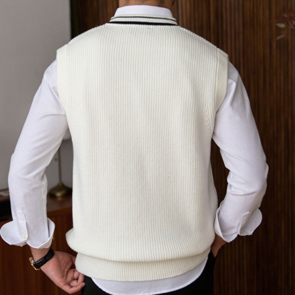 Men's V-Neck Vest Viarello Louis-Viarello