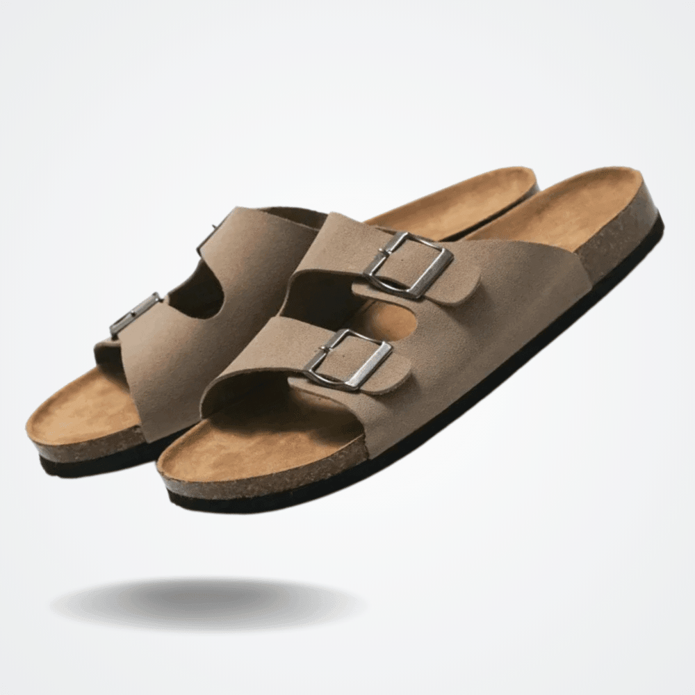 Viarello Arizona Men's Leather Birkenstock Sandals-Viarello