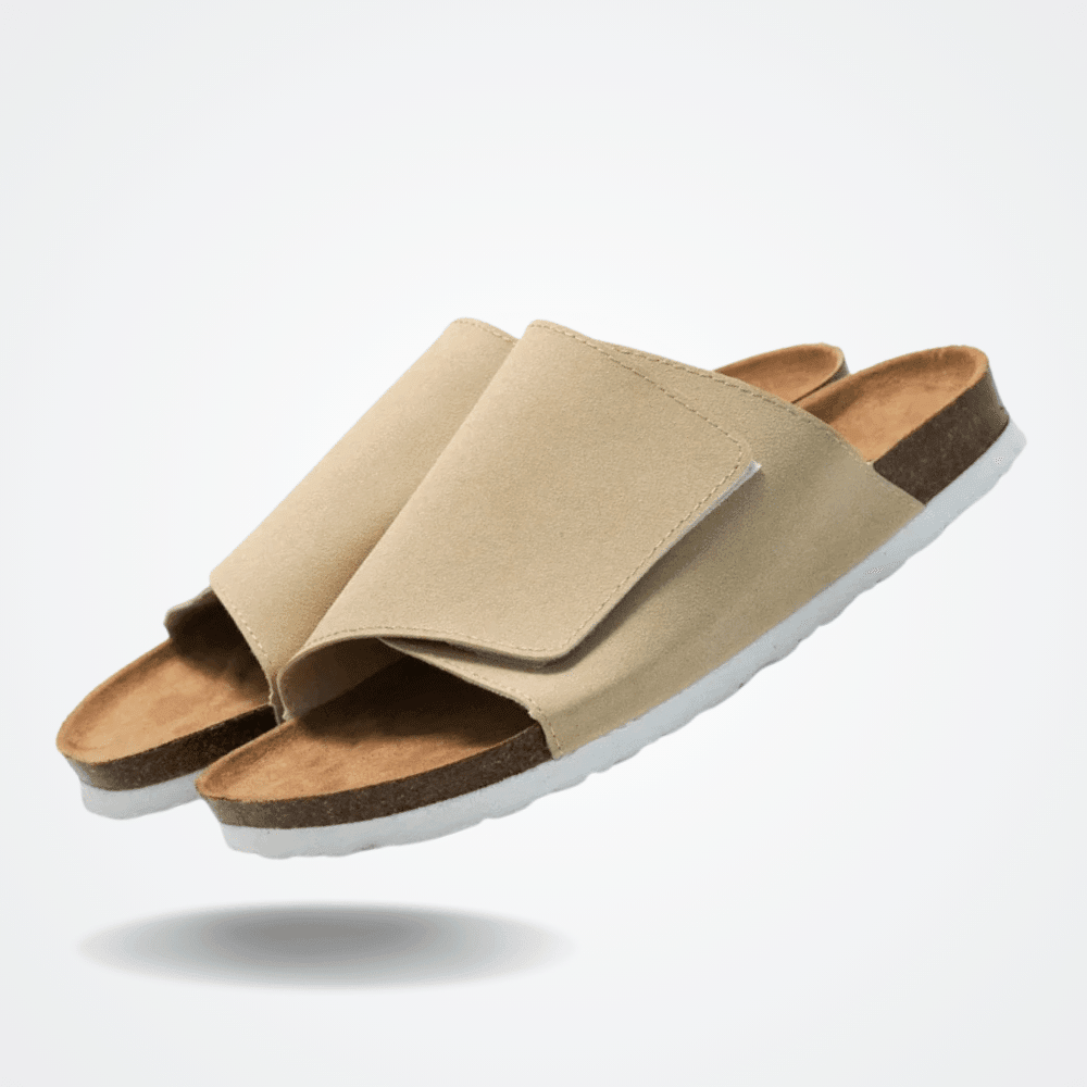 Viarello Bali Men's Leather Slide Sandal-Viarello