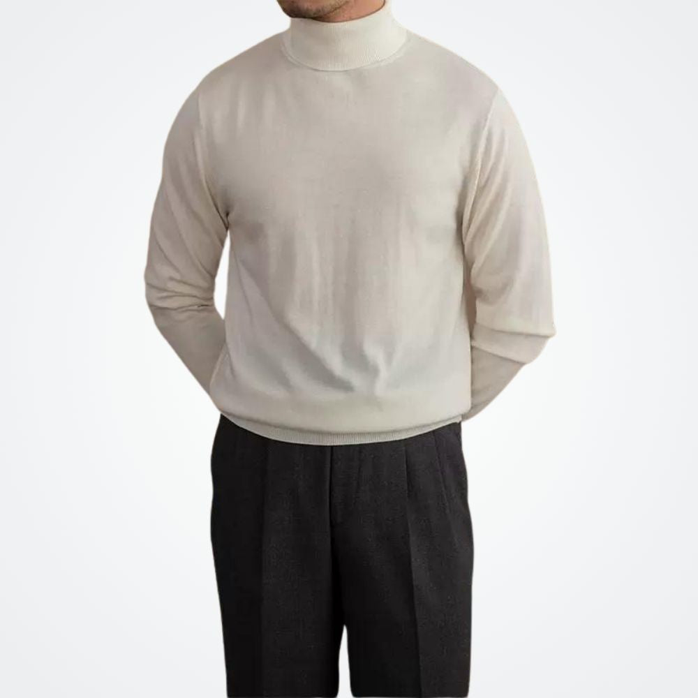 Viarello Bari Men's Turtleneck Sweater-Viarello