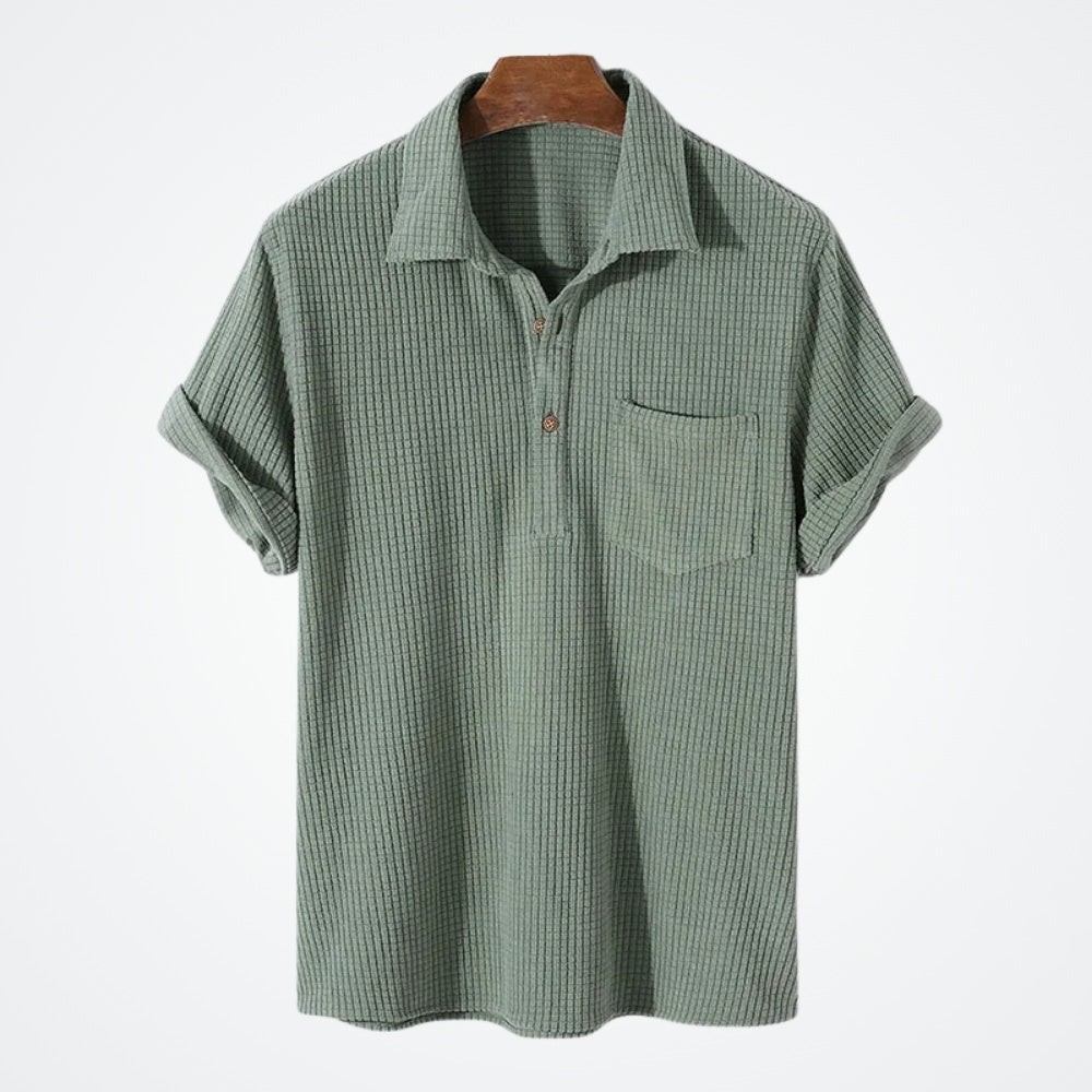 Viarello Myrtos Men's Short Sleeve Shirt-Viarello